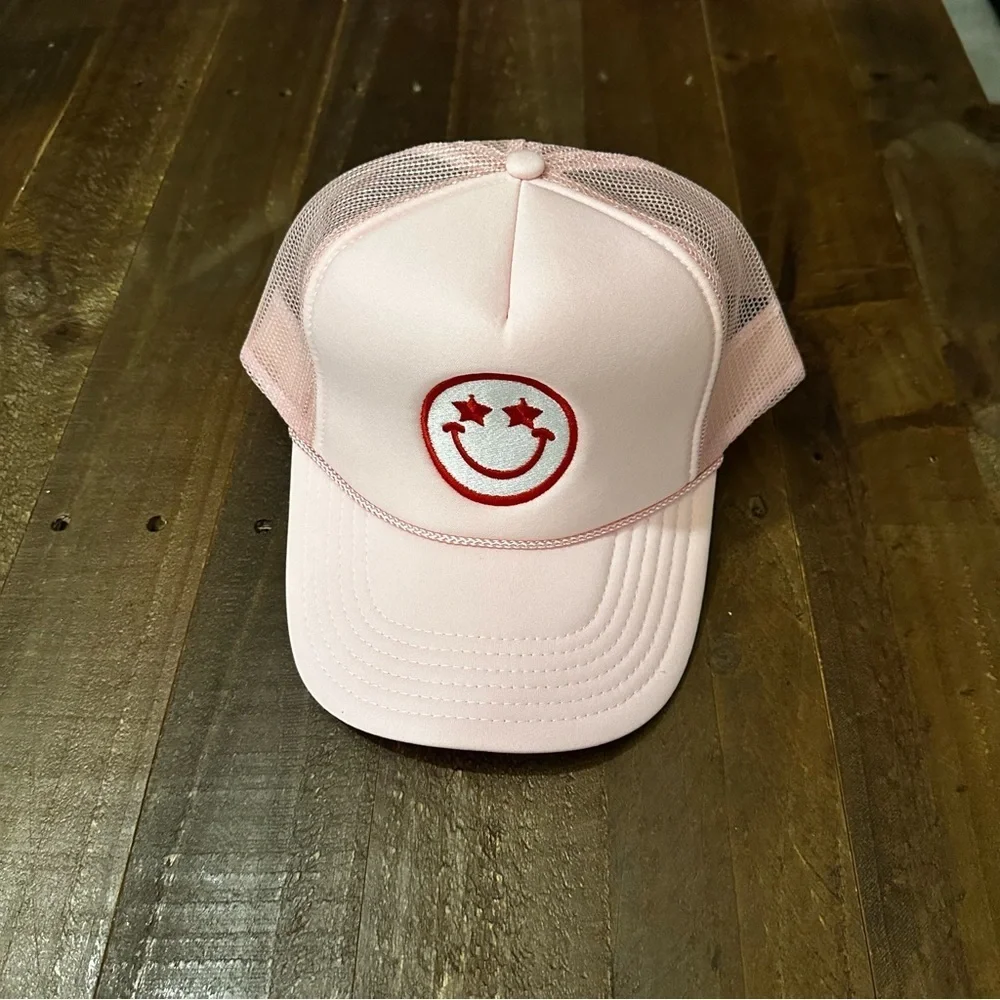 Smiley‎ Embroidered Trucker Hat